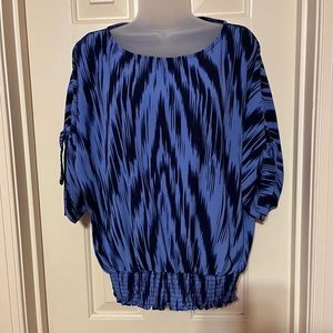 Blue/Black Michael Kors Blouse